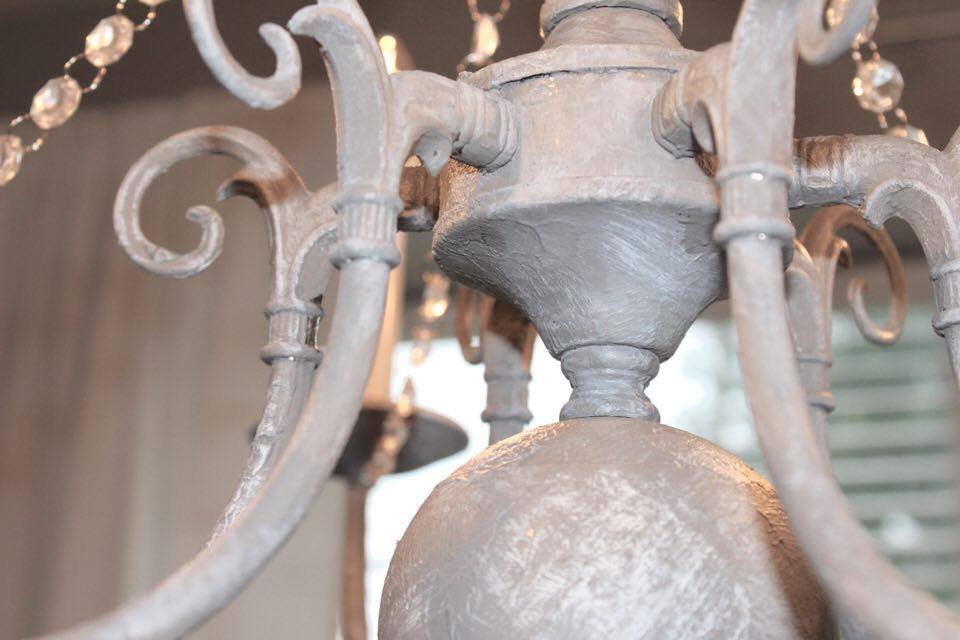 Fabulous Chandelier Makeover Summer Adams Chalk Paint Salt Wash Chandelier Vintage Makeover Diy Restoration Hardware Dear Lillie Inspired 5five