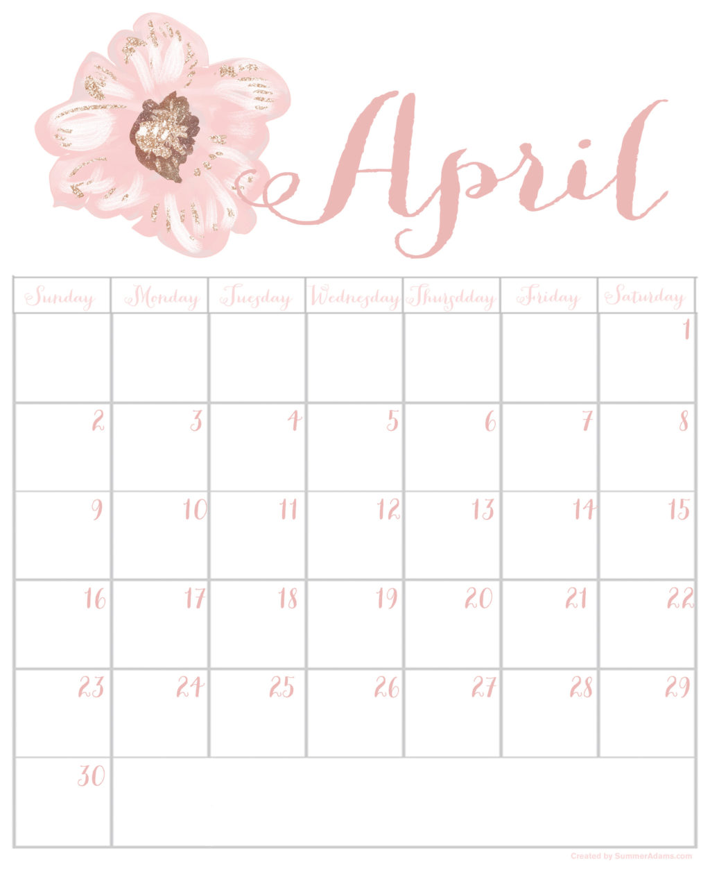 online printable calendar free